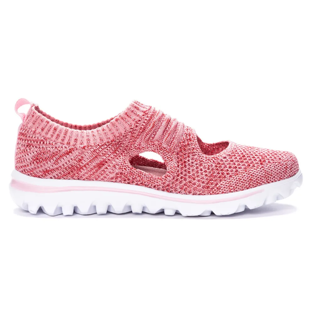 Propet TravelActiv Avid Pink/Red Slip-On (Women's)