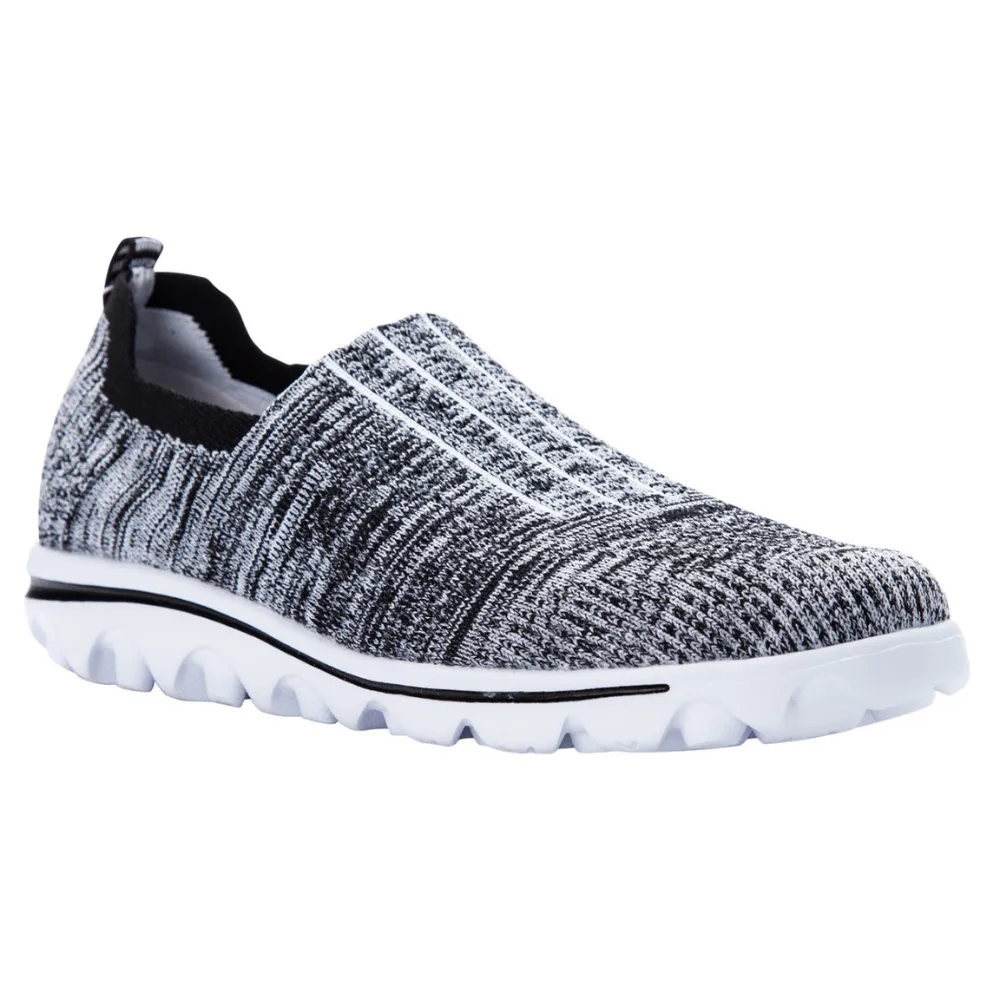 Propet TravelActiv Stretch Black/Grey Slip-On (Women's)