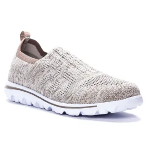 Propet TravelActiv Stretch Taupe Slip-On (Women's)