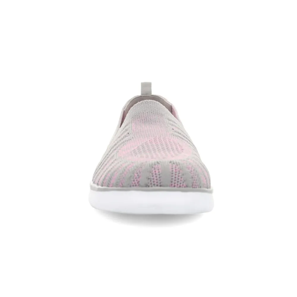 Propet Travelfit Grey/Pink Slip-On (Women's)