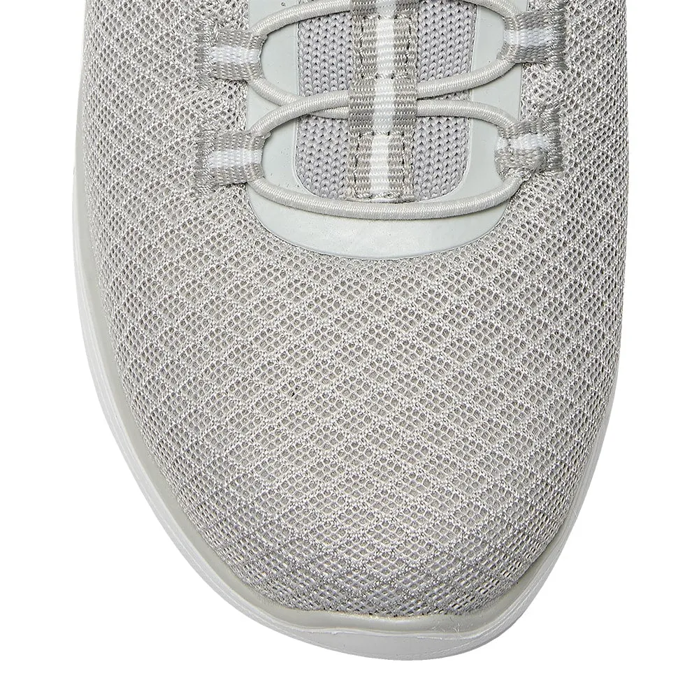 Quattro Sneaker in Light Grey Knit