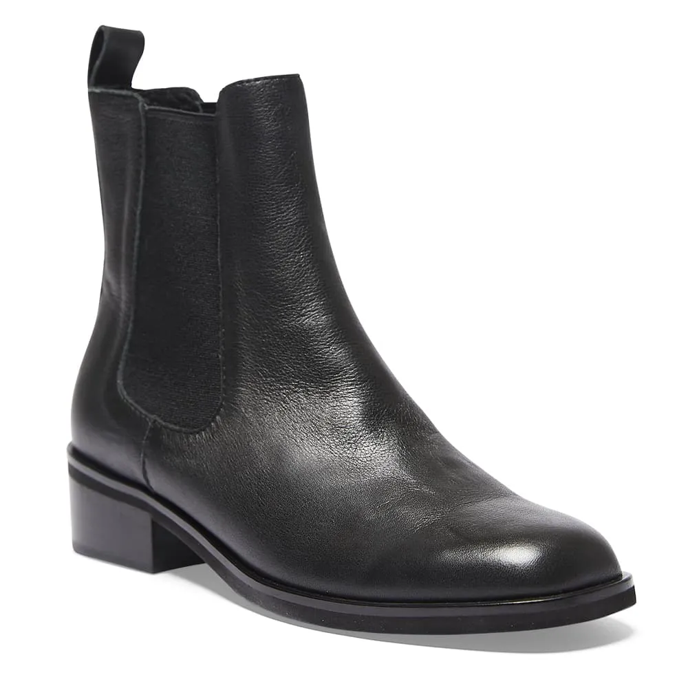 Rafferty Boot in Black Leather
