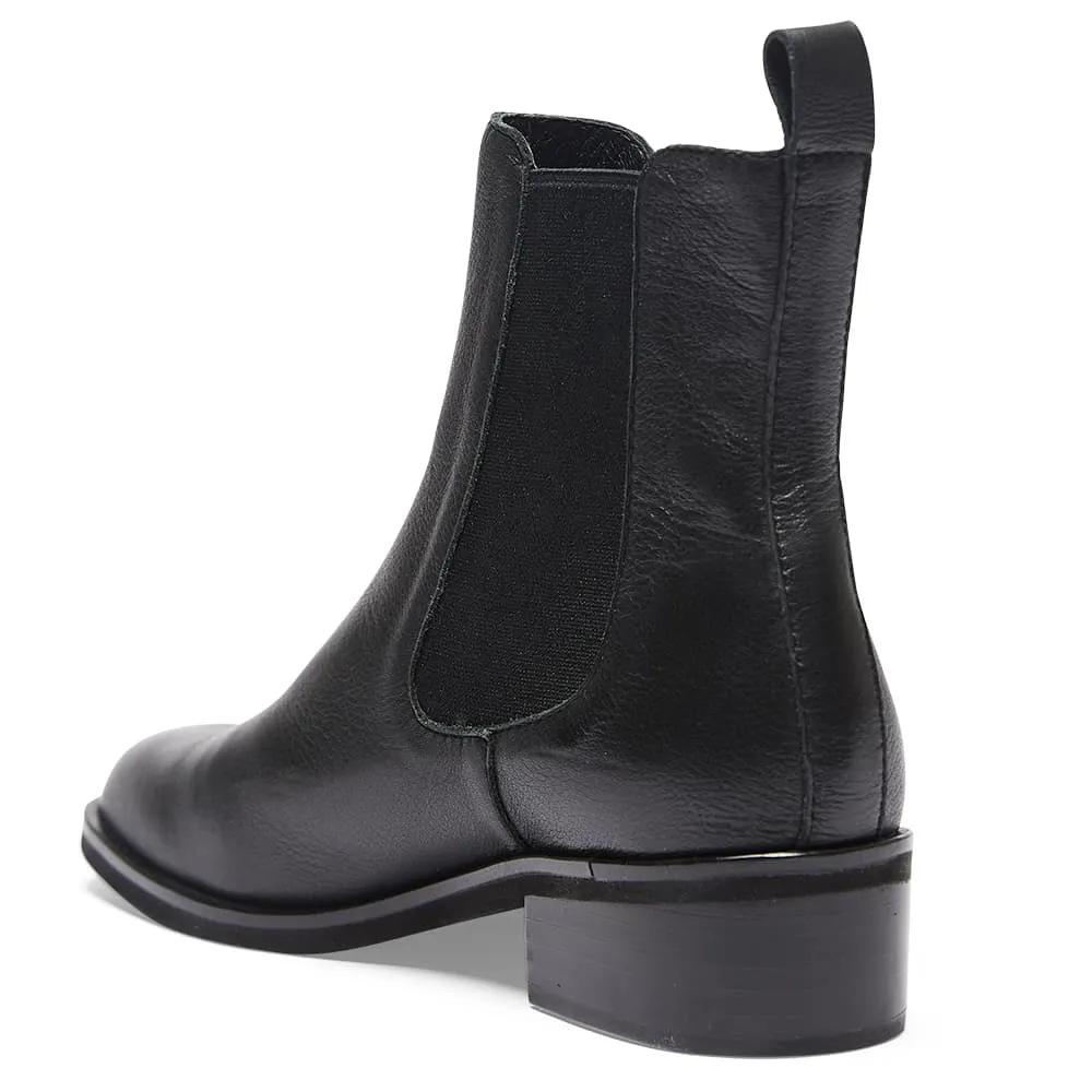 Rafferty Boot in Black Leather