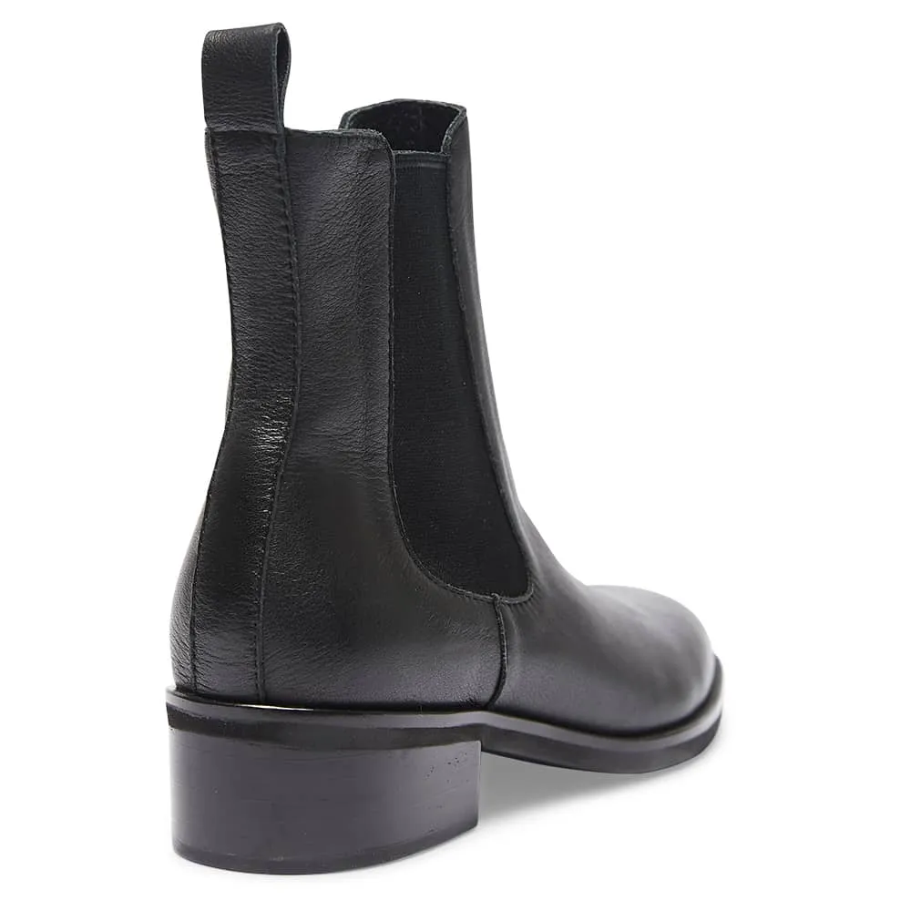 Rafferty Boot in Black Leather