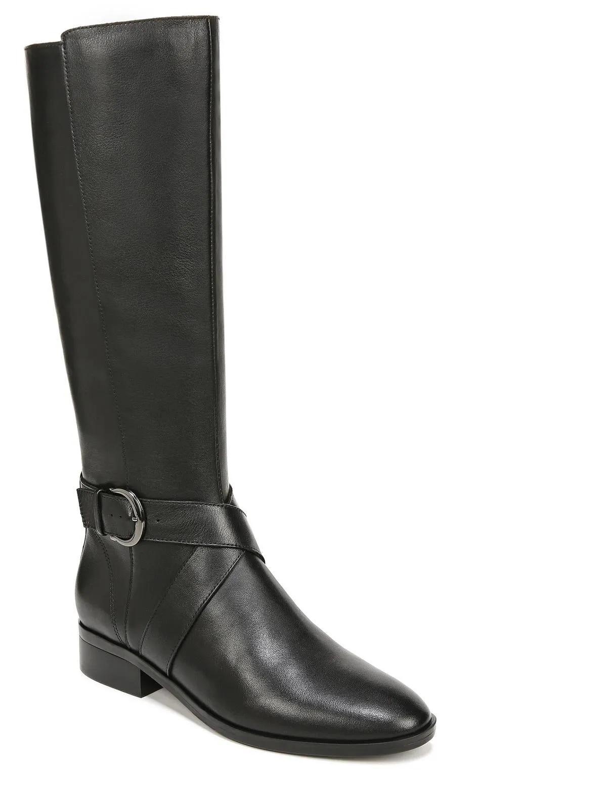 Raisa Womens Leather Narrow Calf Knee-High Boots