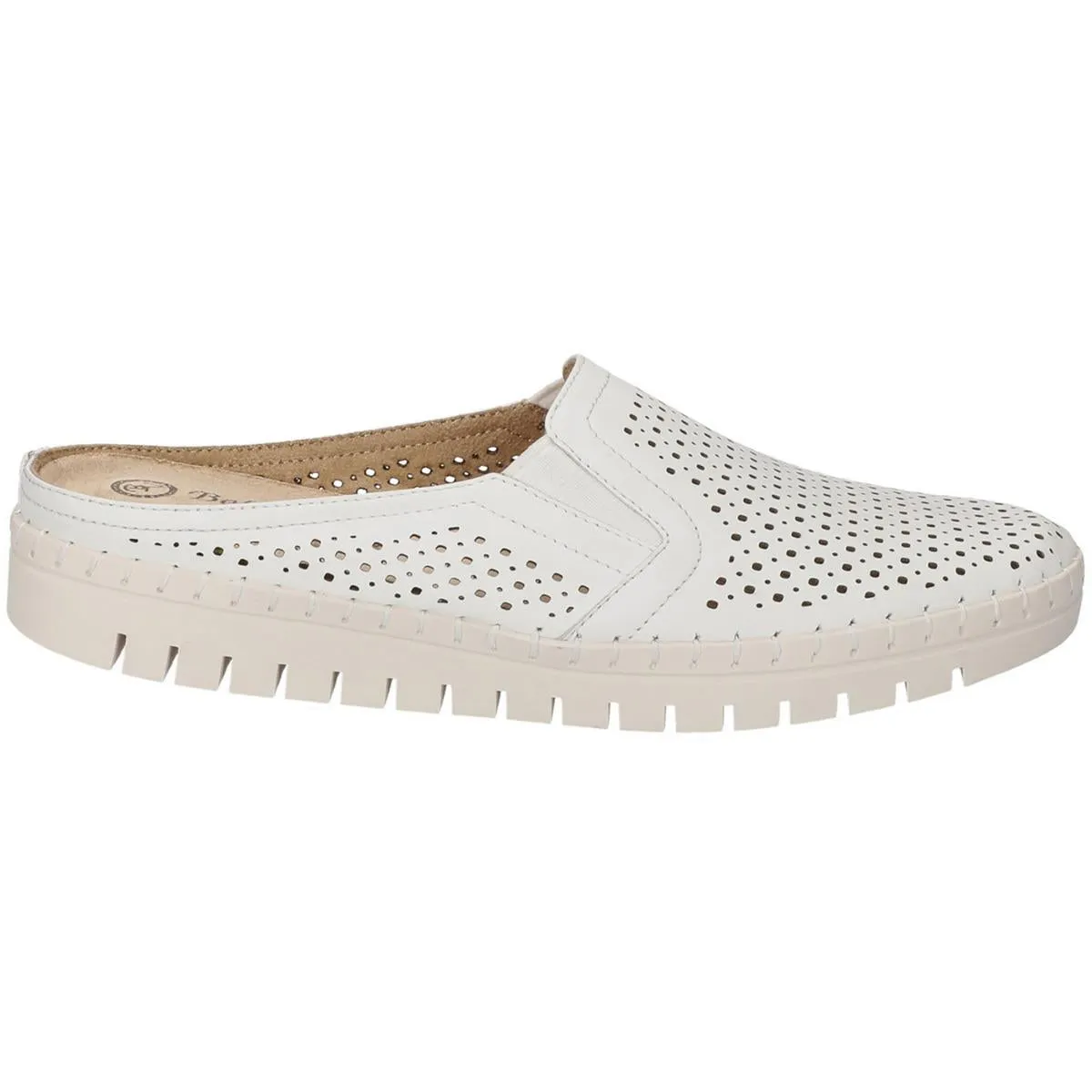 Refresh Womens Leather Slip On Mules