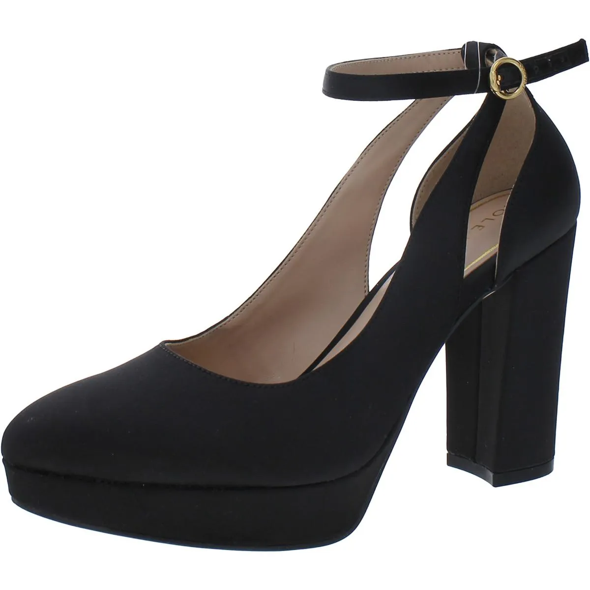 REMI Womens Comfort Insole Manmade Ankle Strap