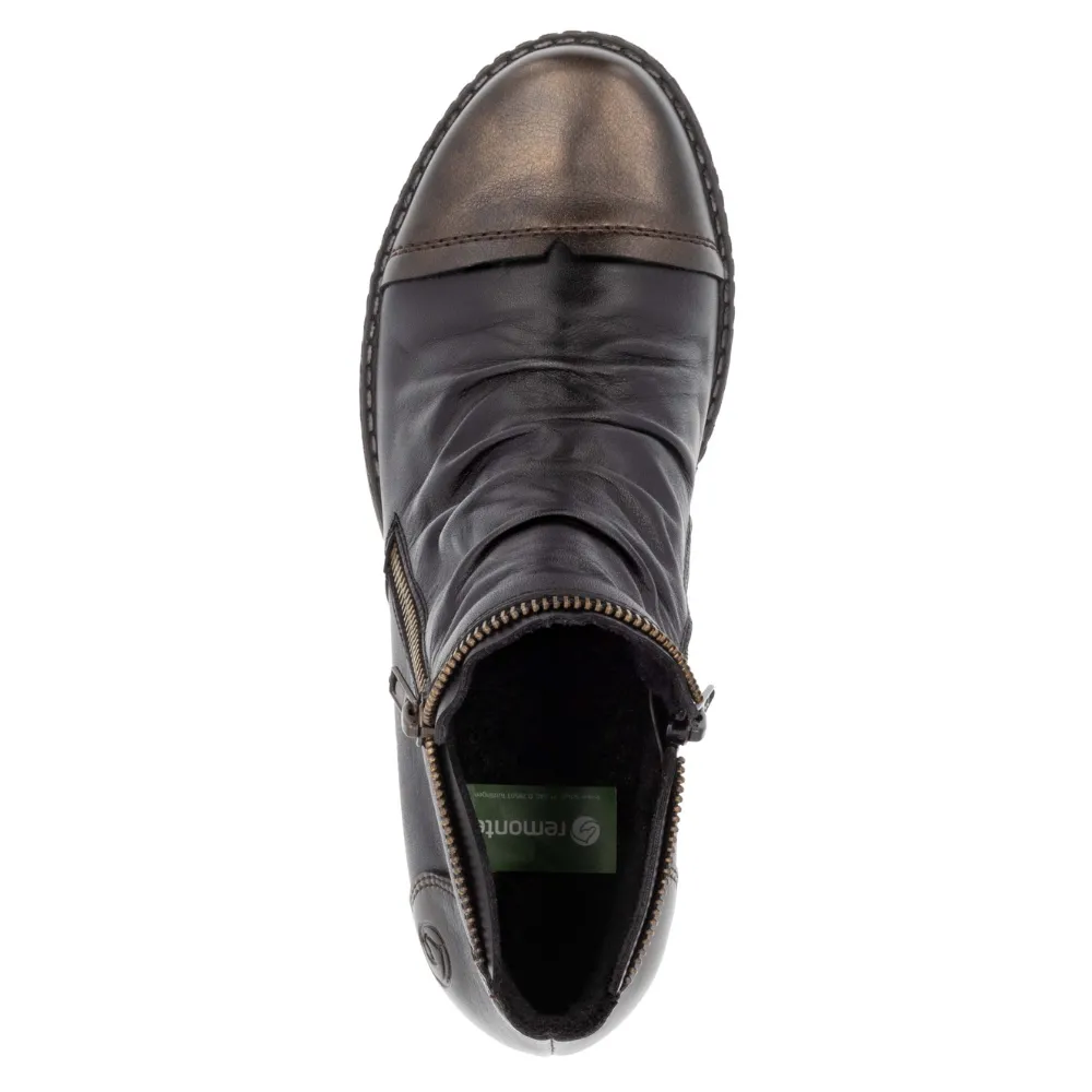 Remonte Chandra 80 Antik Black Bootie (Women's)