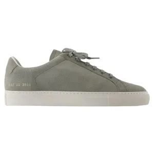 Retro In Suede Sneakers - COMMON PROJECTS - Leather - Green