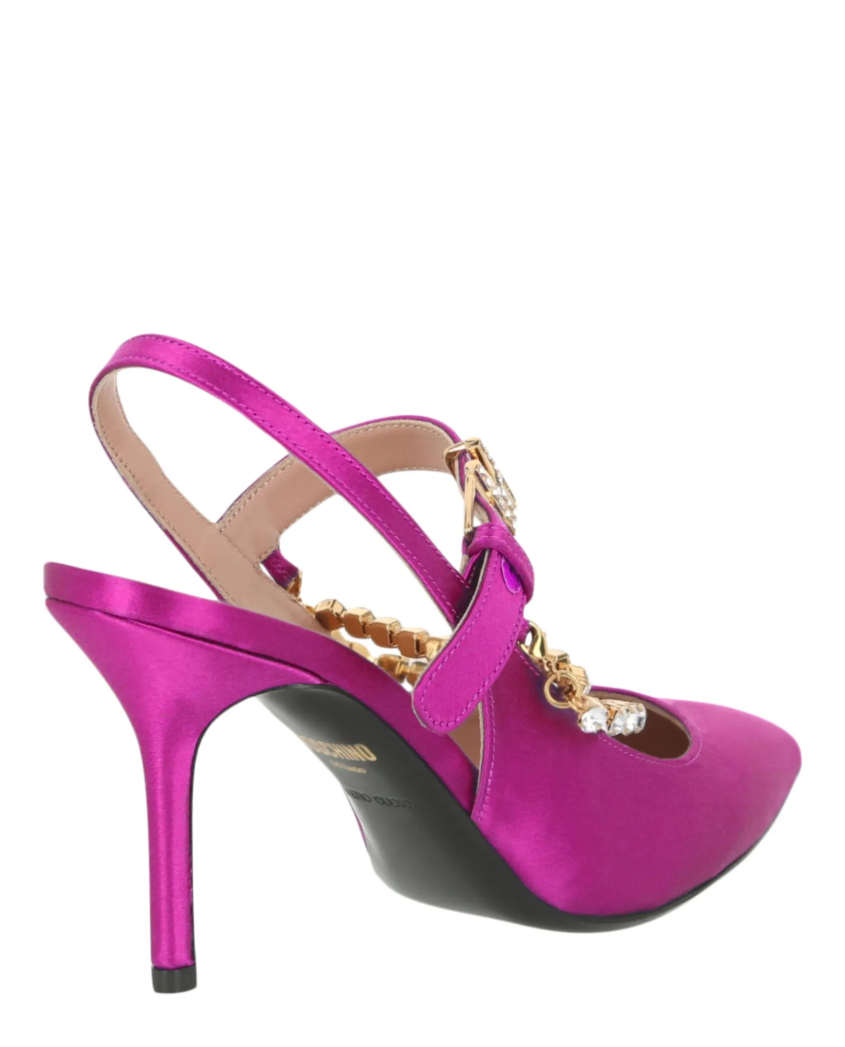 Rhinestone-Embellished Pumps