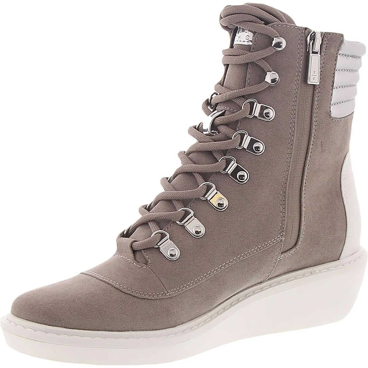 Rhyme Womens Faux Suede Workout Hiking Shoes