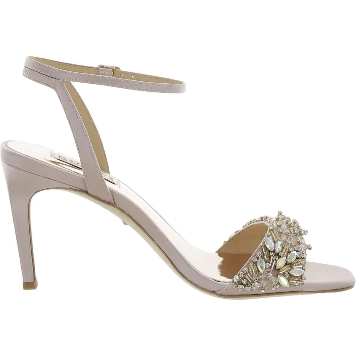 Rider Womens Faux Leather Jeweled Heels