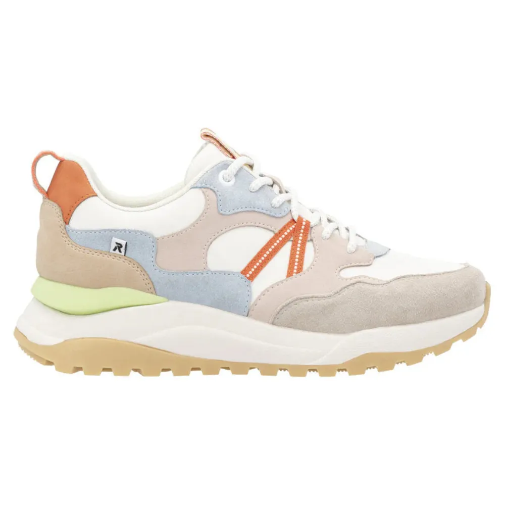 Rieker Akilah 01 Light Blue/White Sneaker (Women's)