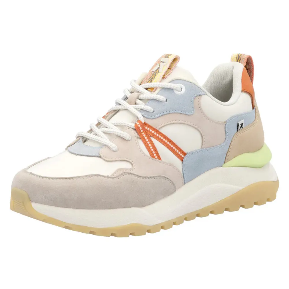 Rieker Akilah 01 Light Blue/White Sneaker (Women's)