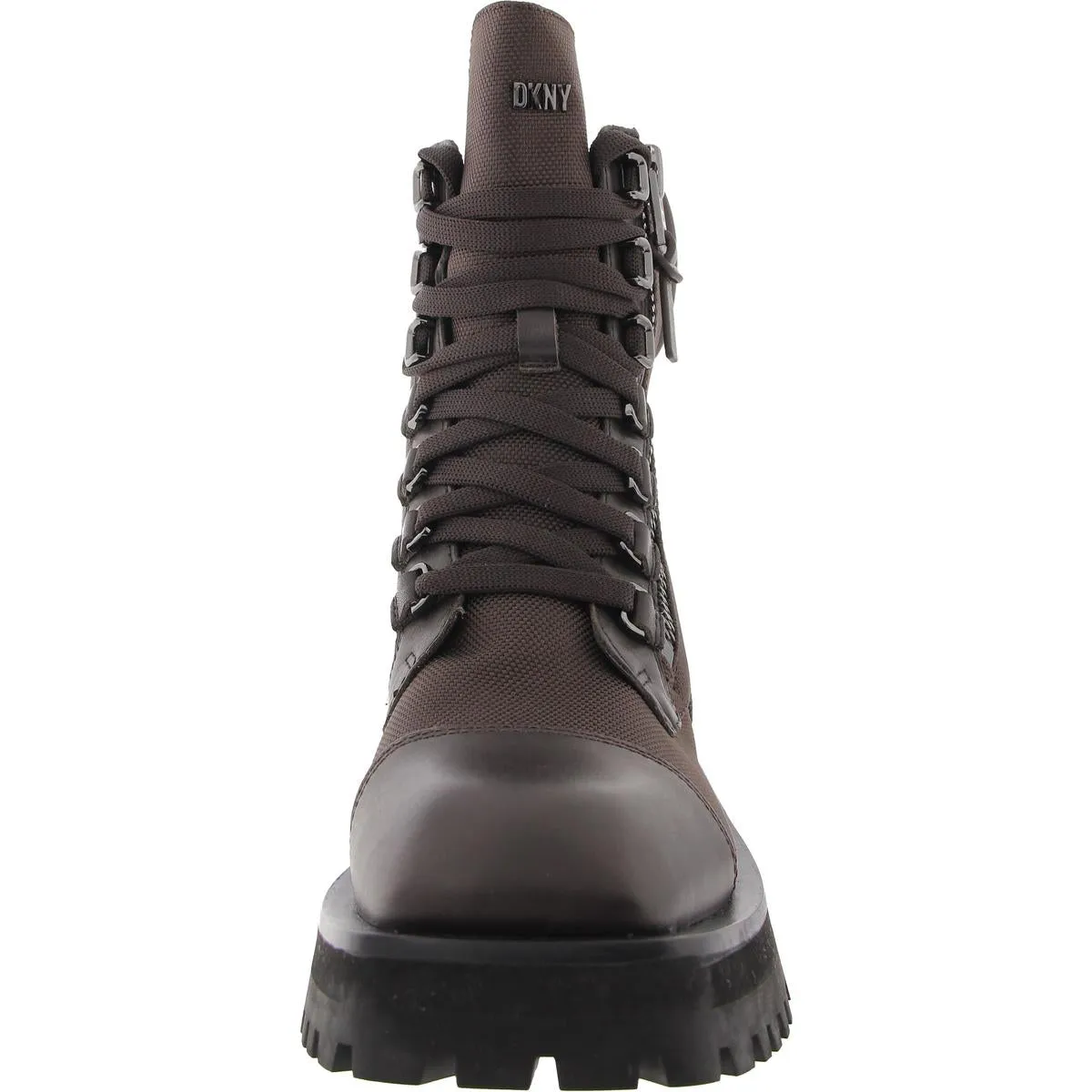 RIVER Womens Lace-Up Leather Winter & Snow Boots