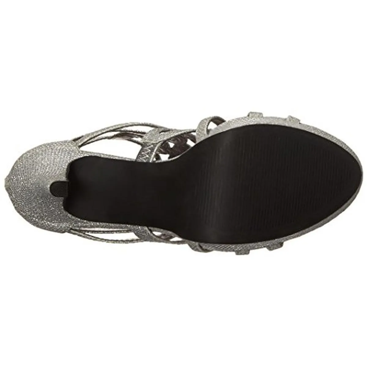 Rocko Womens Glitter Platform Evening Sandals