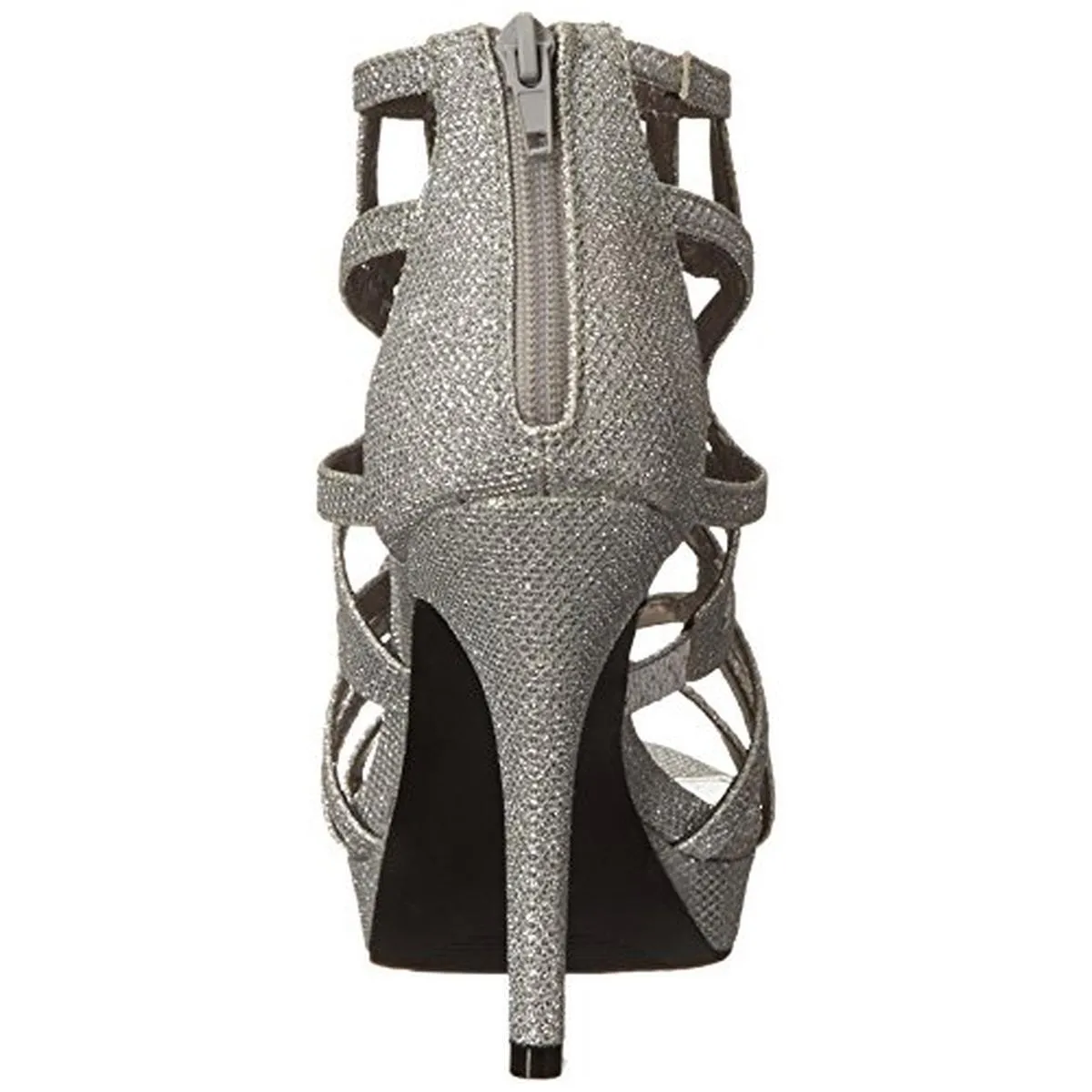 Rocko Womens Glitter Platform Evening Sandals