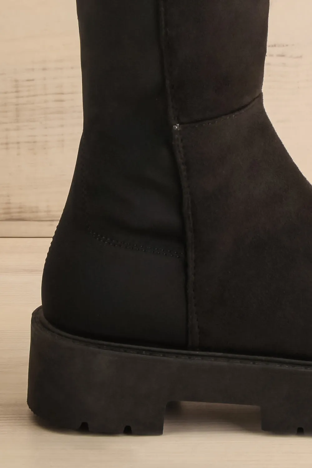 Rockstar Black | Knee-High Boots