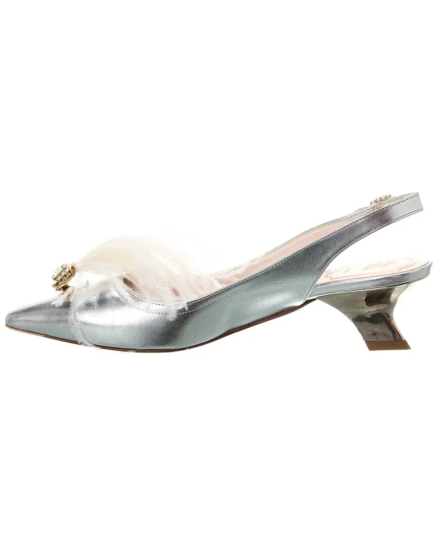 Roger Vivier Leather Slingback Pump