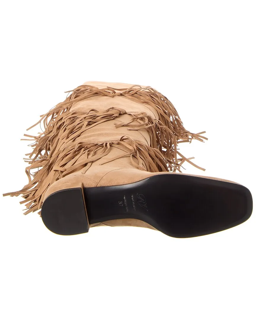Roger Vivier Suede Over-The-Knee Boot