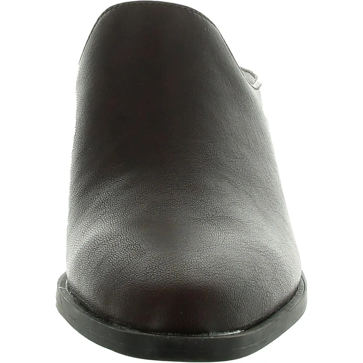 Rubinn  Womens Block Heel Faux Leather Slide