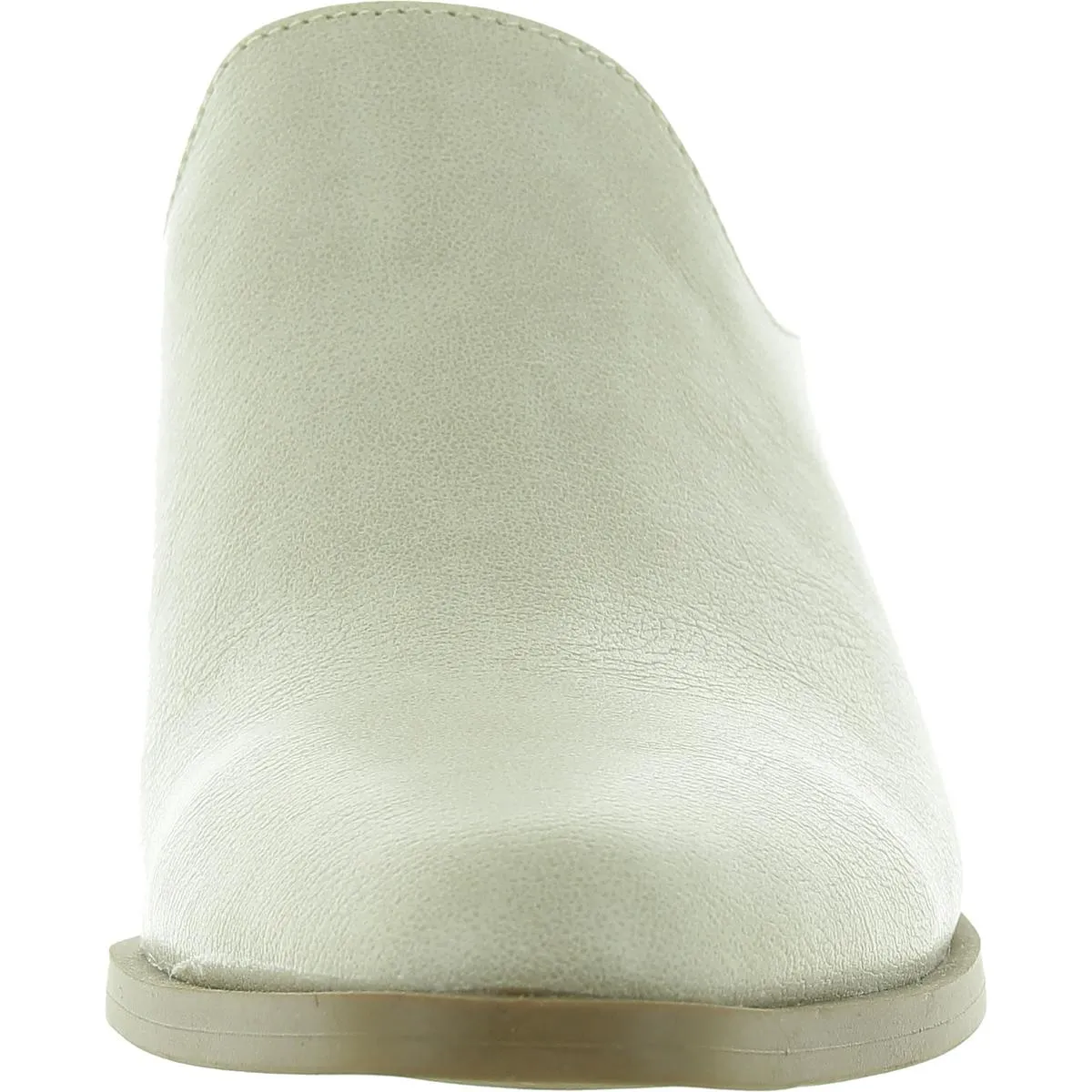 Rubinn  Womens Block Heel Faux Leather Slide