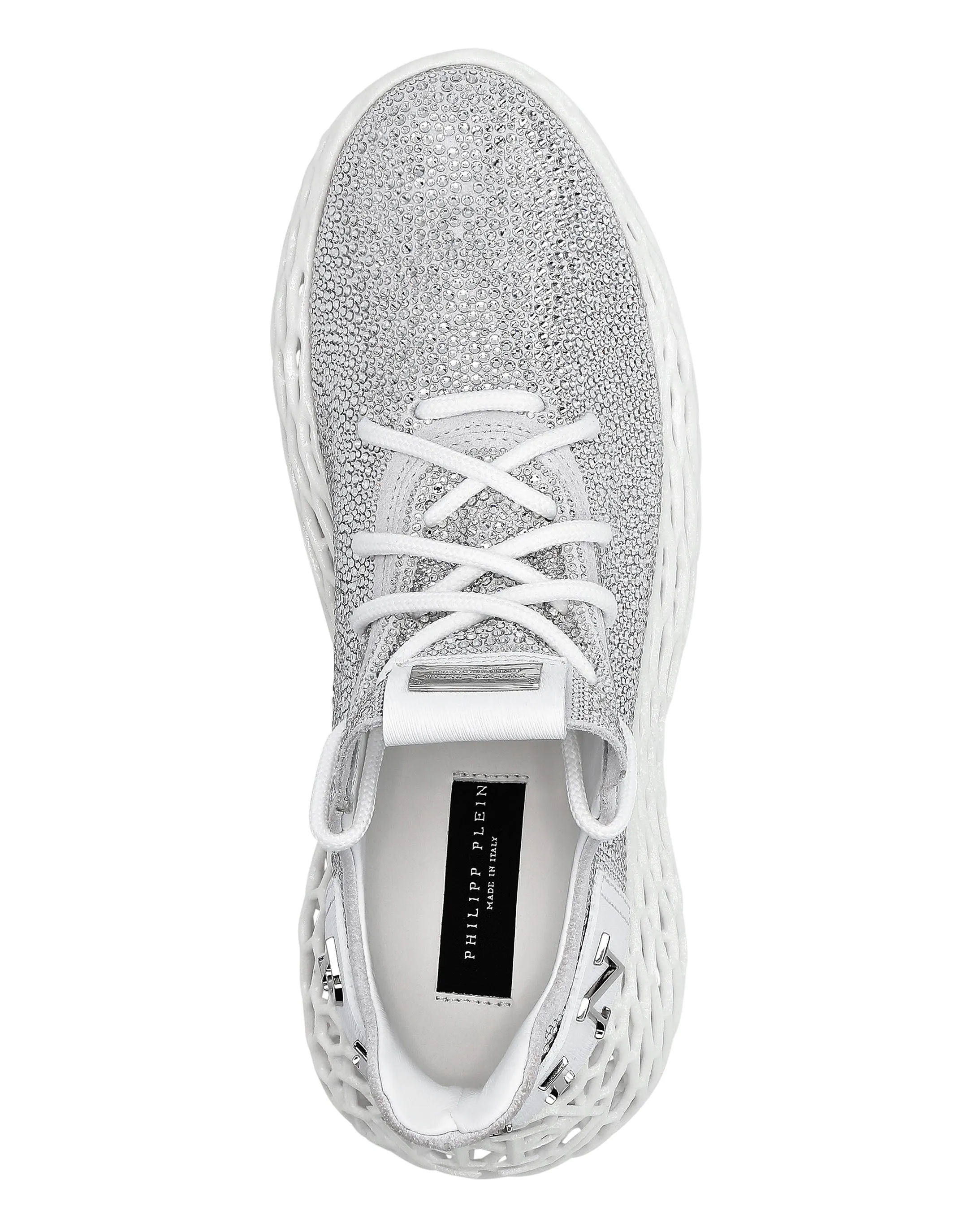 RUNNER SNEAKERS $KELETON SUEDE WITH STRASS