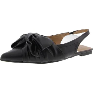 SABBRINA Womens Bow Manmade Slingbacks