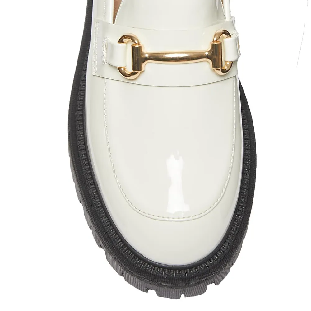 Samuel Loafer in Bone Patent