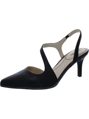 Santorini Womens Faux Leather Slip On Pumps