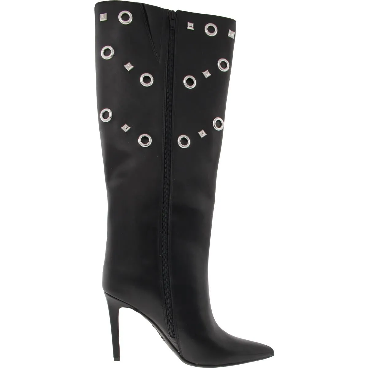 Saqap Womens Leather Knee-High Boots