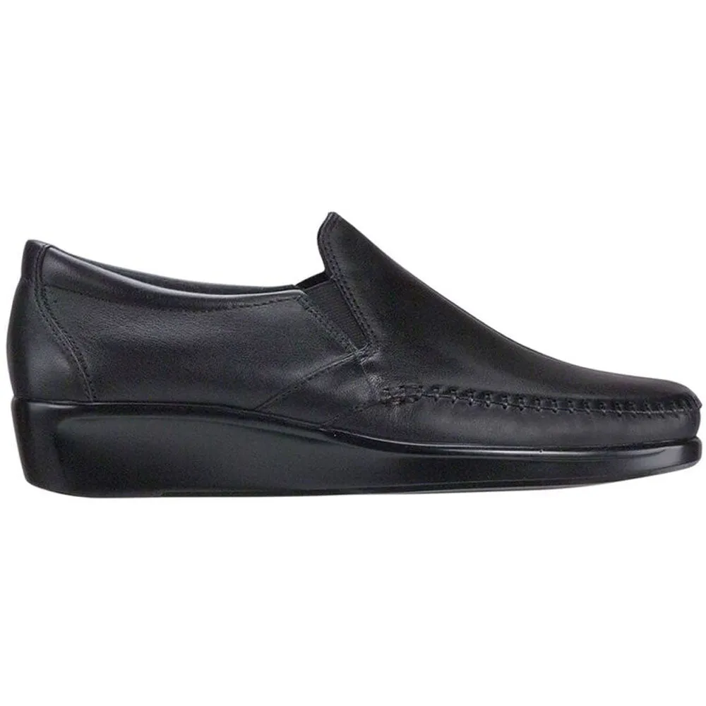 SAS Dream Loafer Black Leather (Women's)