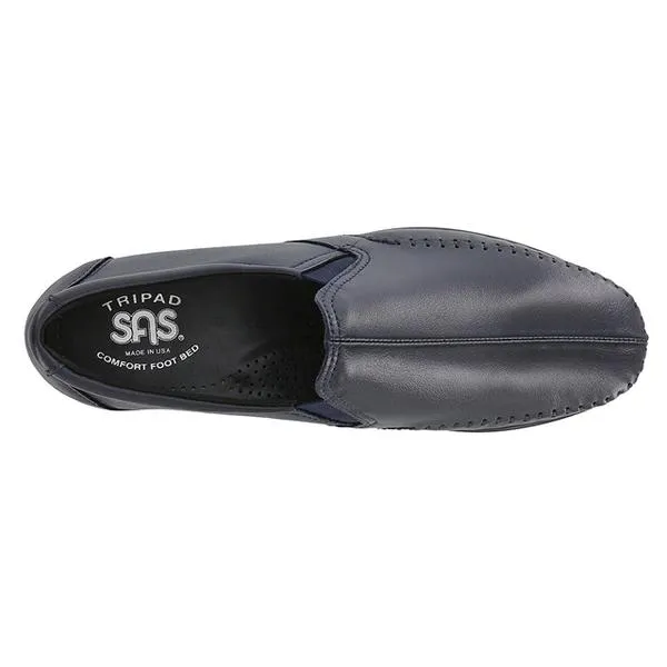 SAS Dream Loafer Navy Leather (Women's)