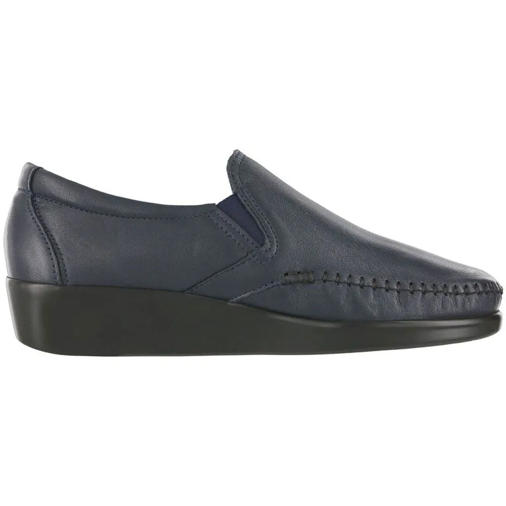 SAS Dream Loafer Navy Leather (Women's)