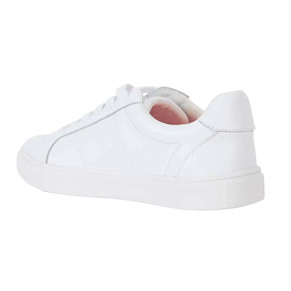 Savage Sneaker in White Leather
