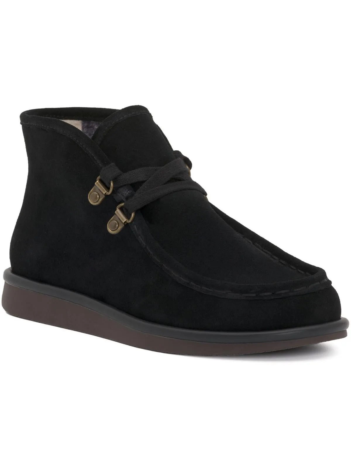 SCARLIT Womens Leather Flat Moccasins