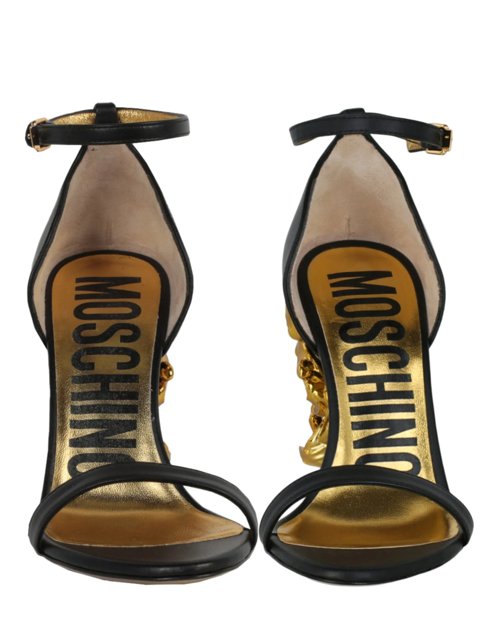 Sculpted Baroque Heel Sandals