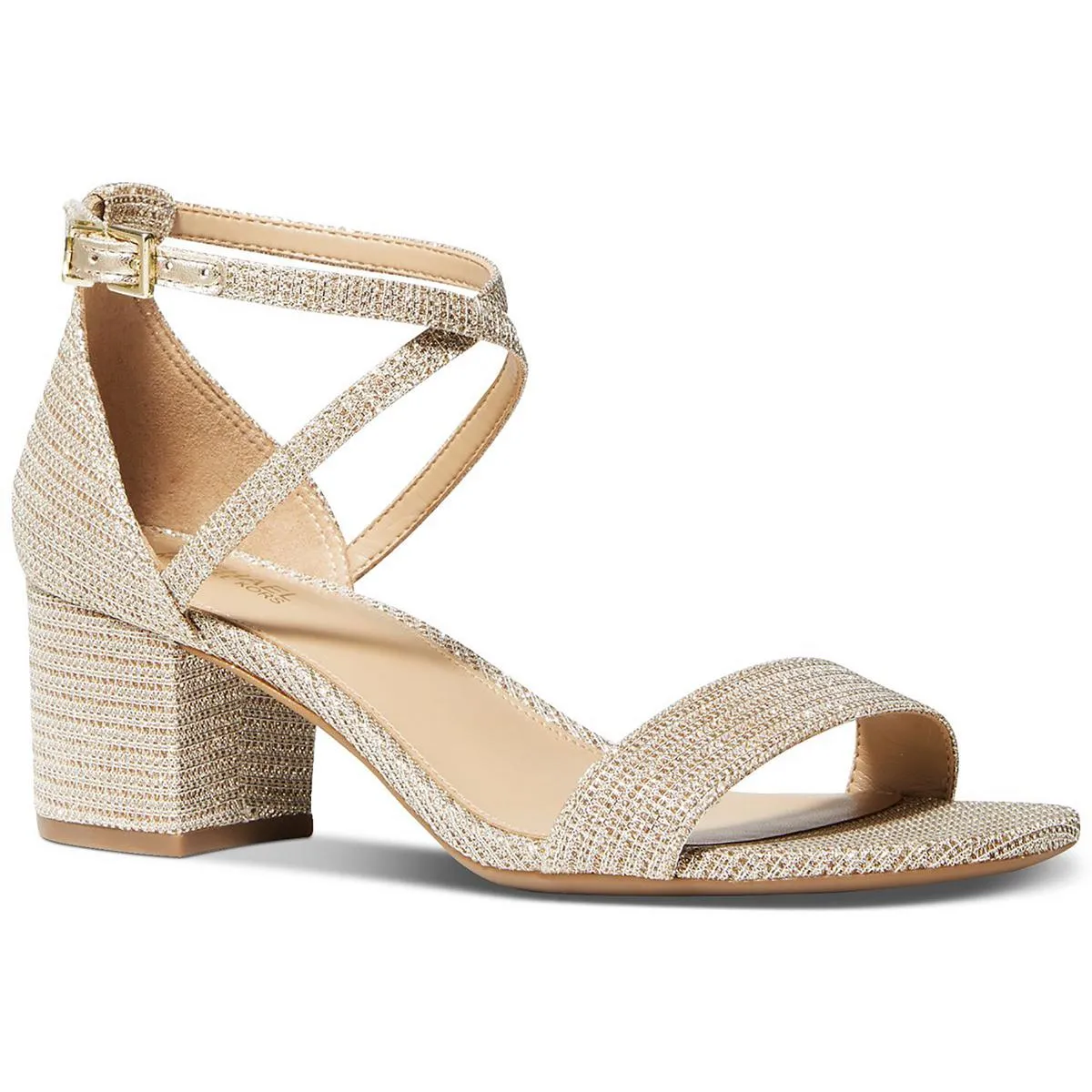 Serena Flex Sandal Womens Strappy Glitter Ankle Strap