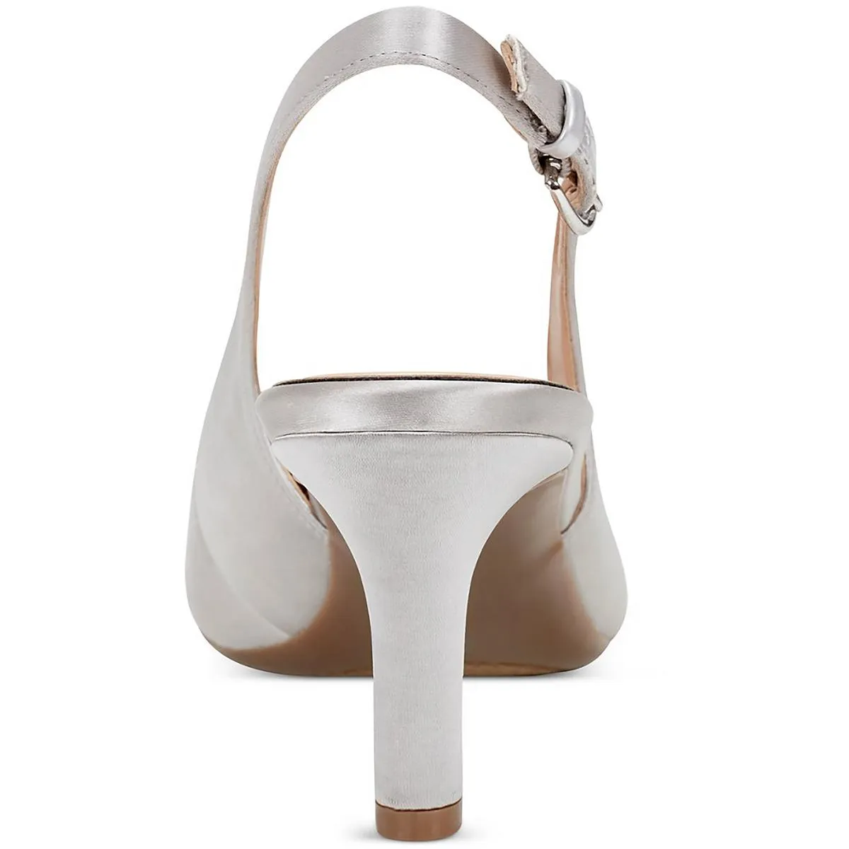 SEROXANNE2 Womens Jeweled Manmade Slingback Heels