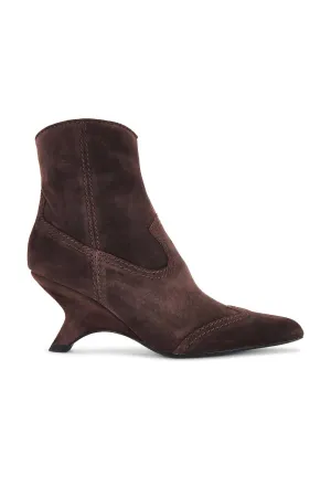Shadow Western Bootie In Cacao