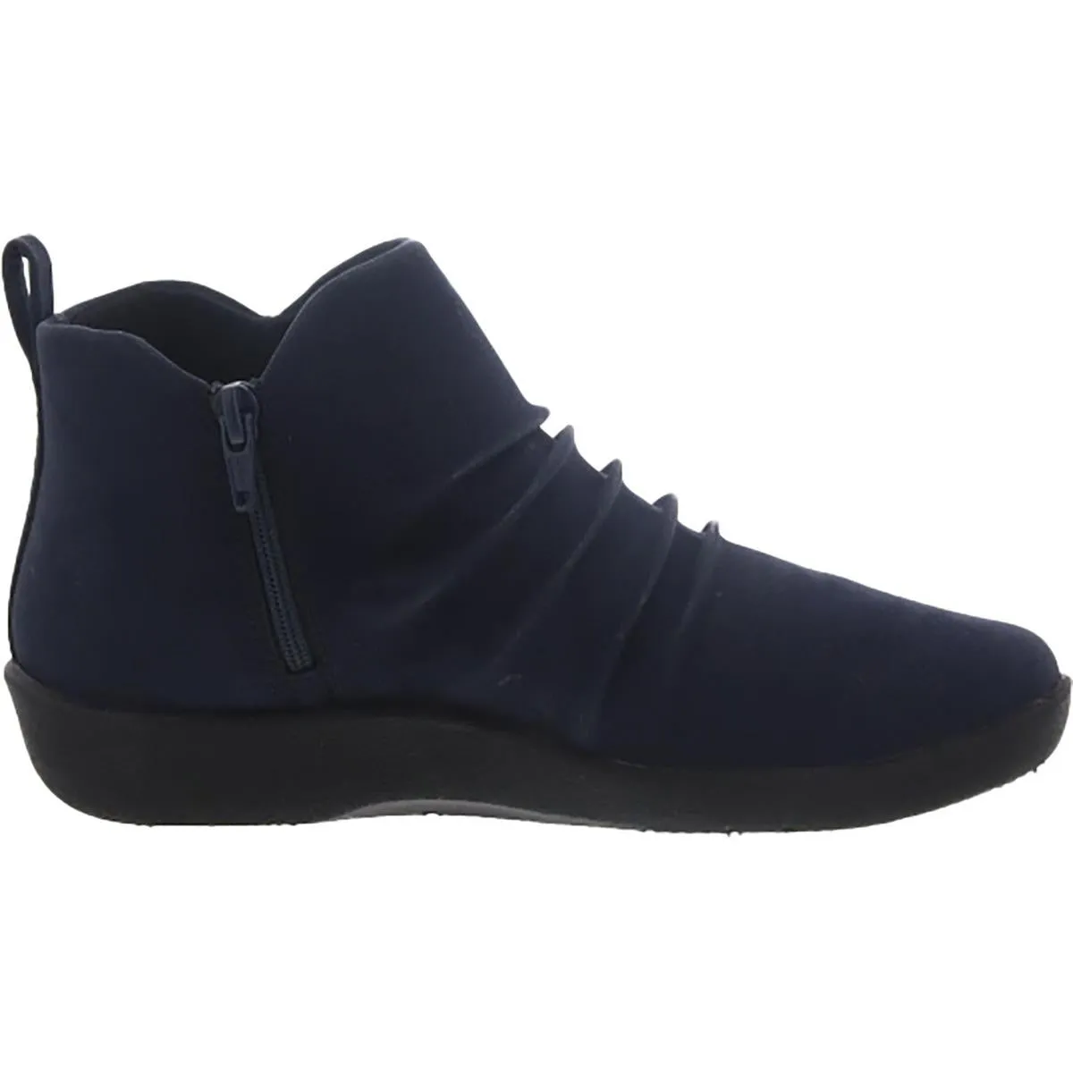 Sillian Gemma Womens Faux Suede Zip Up Ankle Boots