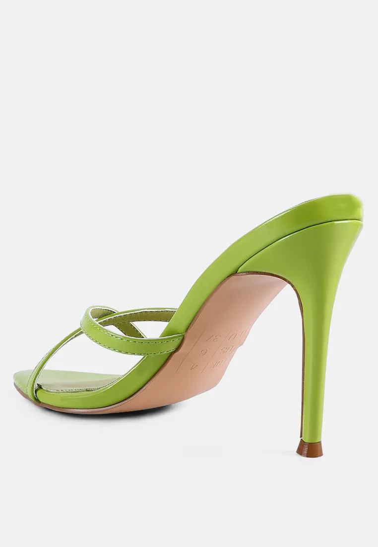 spellbound high heeled pointed toe sandals