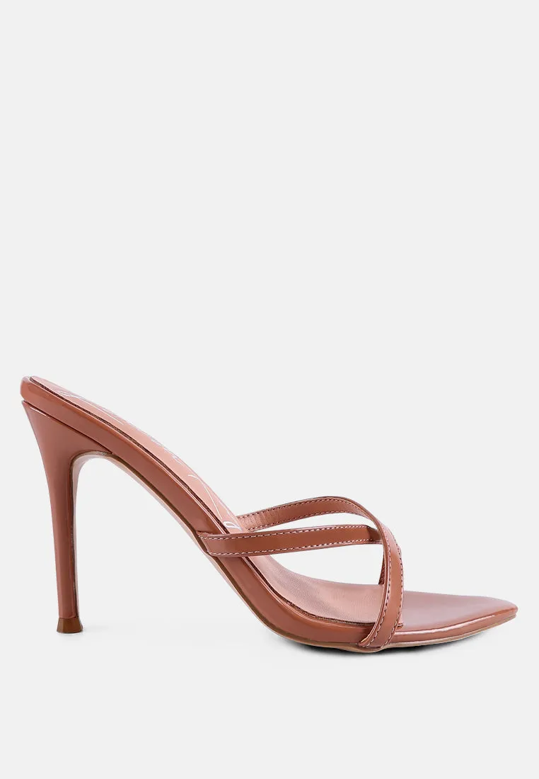 spellbound high heeled pointed toe sandals