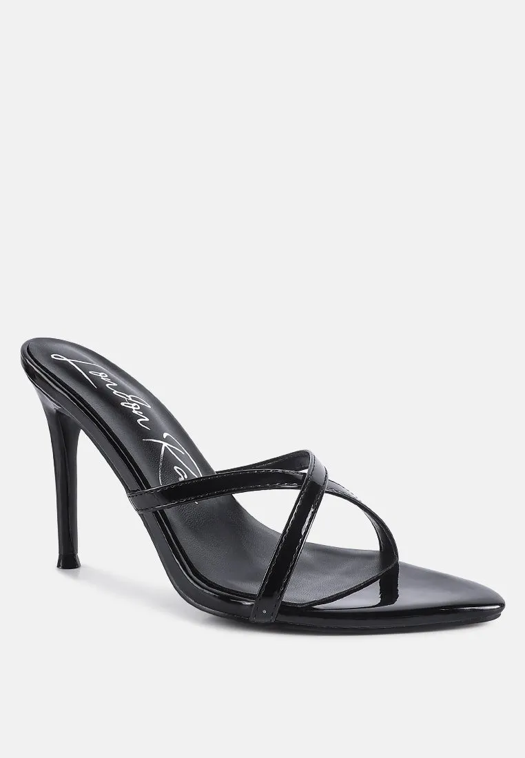 spellbound high heeled pointed toe sandals