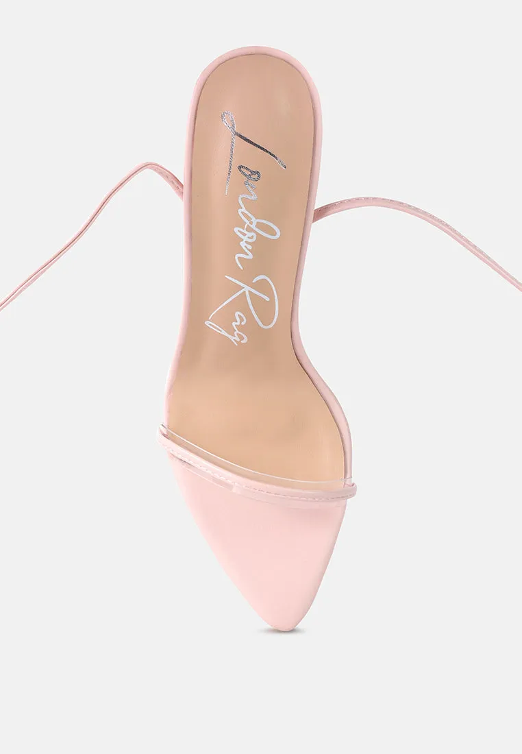 sphynx high heel lace up sandals
