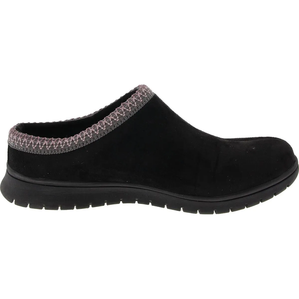 Stellar Womens Embroidered Faux Fur Slip-On Sneakers