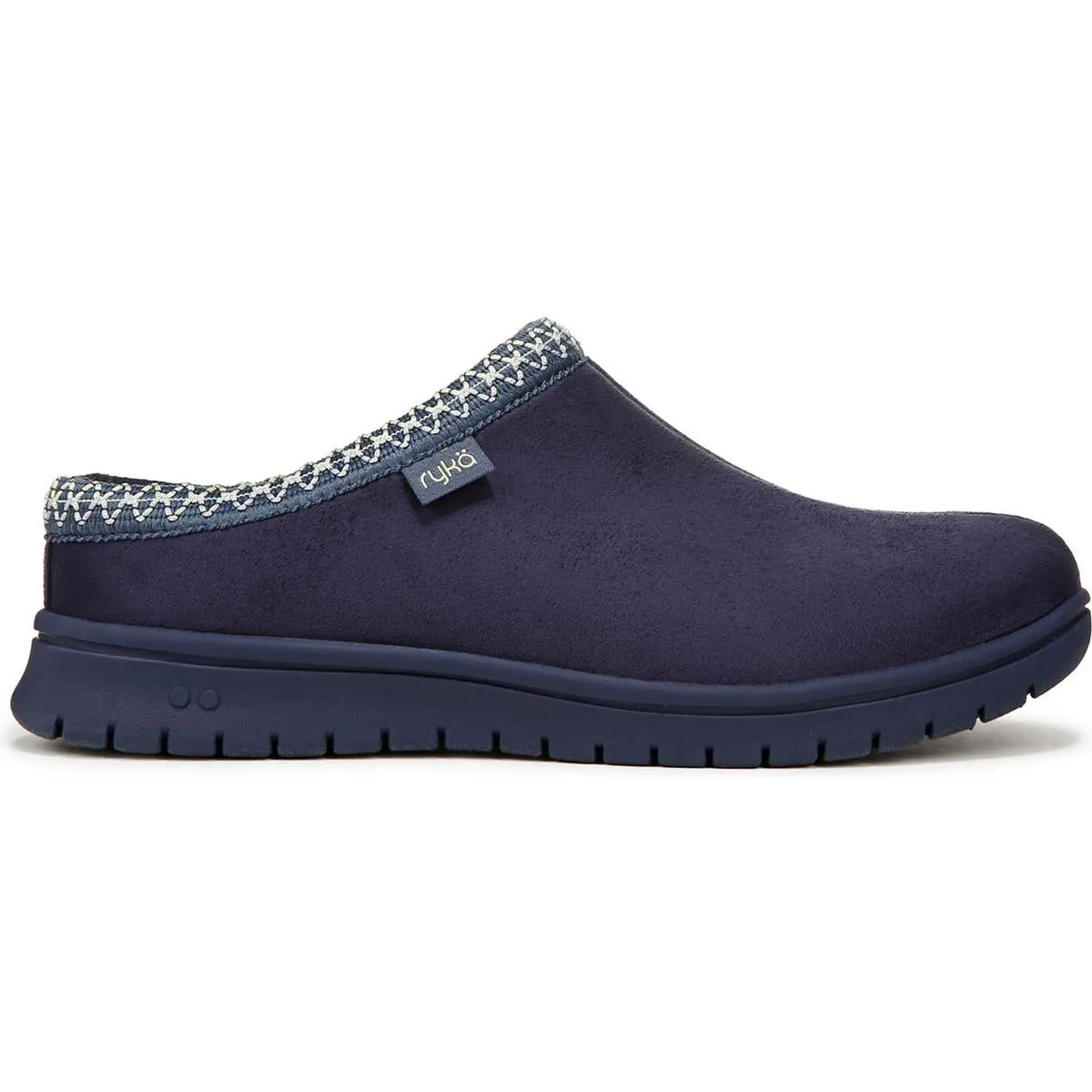 Stellar Womens Embroidered Faux Fur Slip-On Sneakers