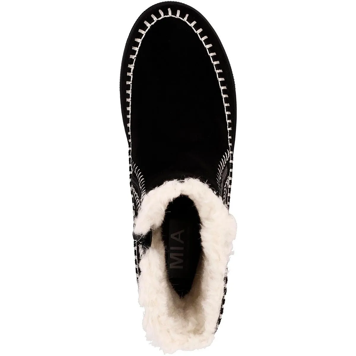 Stormie Womens Double Zipper Faux Fur Winter & Snow Boots