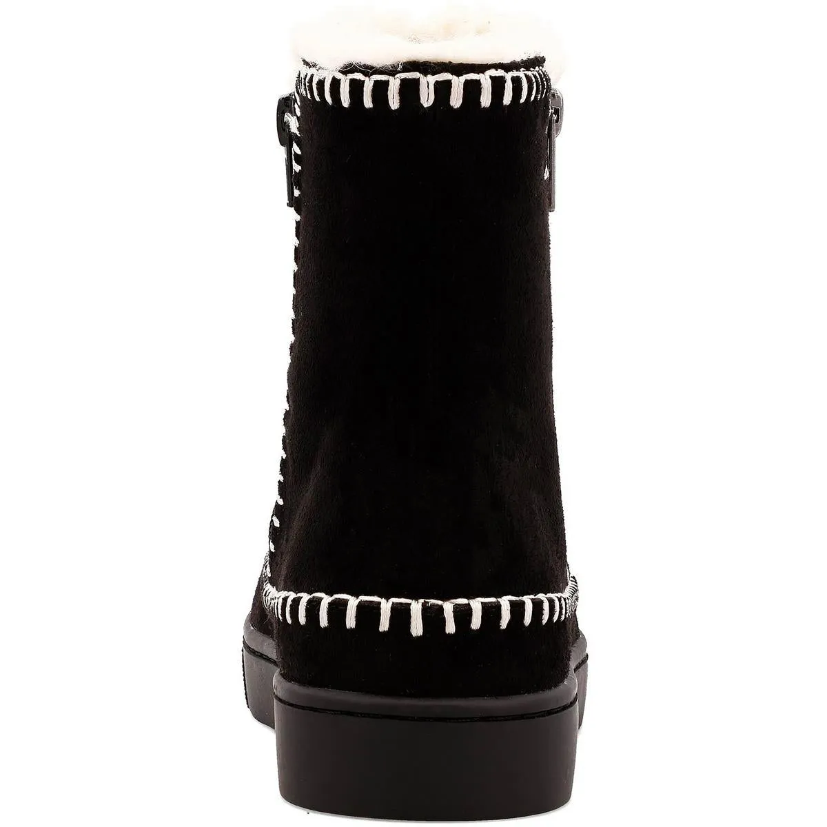 Stormie Womens Double Zipper Faux Fur Winter & Snow Boots