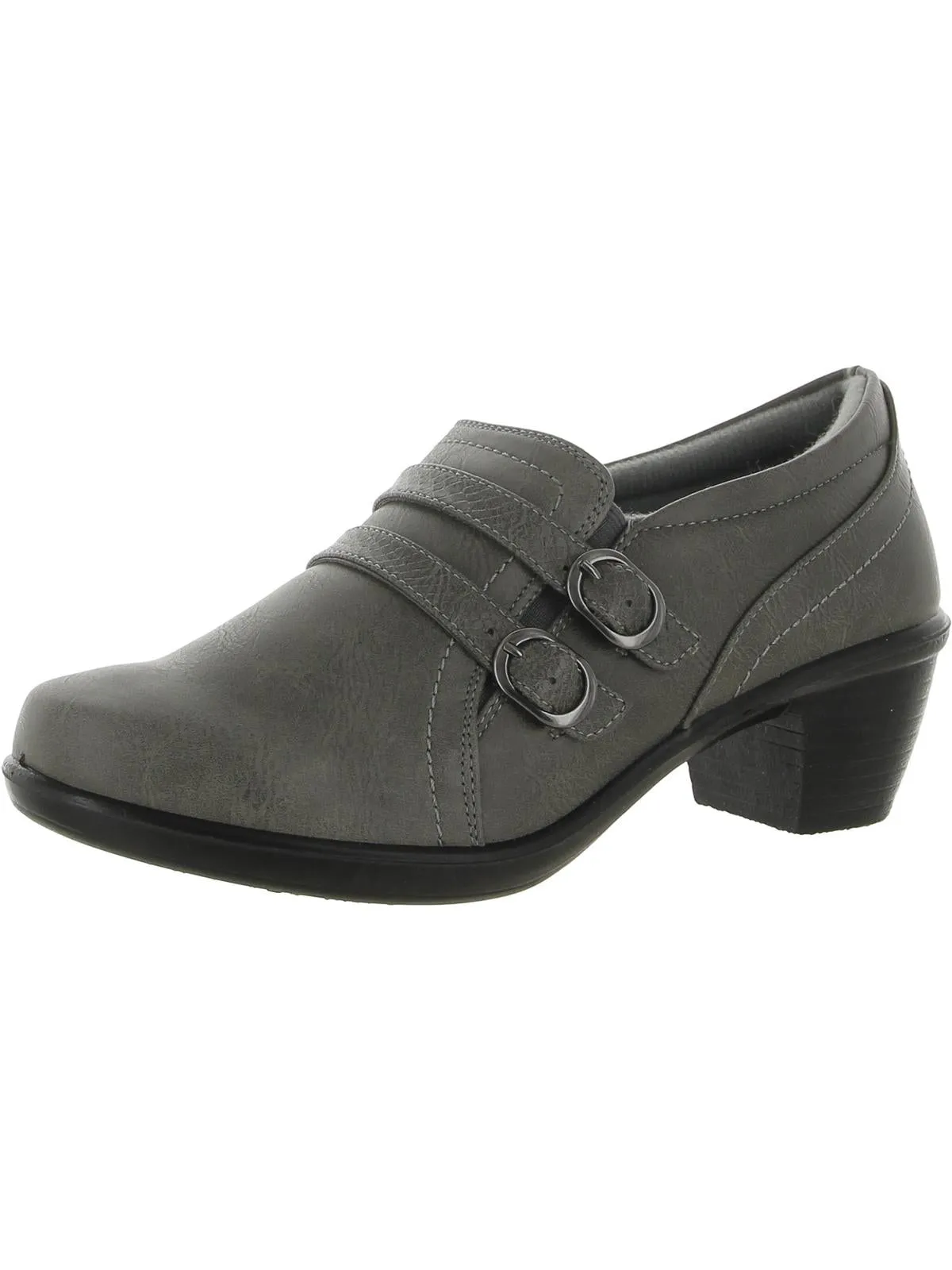 Stroll Womens Faux Leather Snake Print Loafers